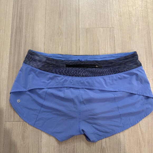 Women Size 12 Lululemon Speed Up 2.5 Active Lined Athletic Running Shorts - Picture 5 of 6